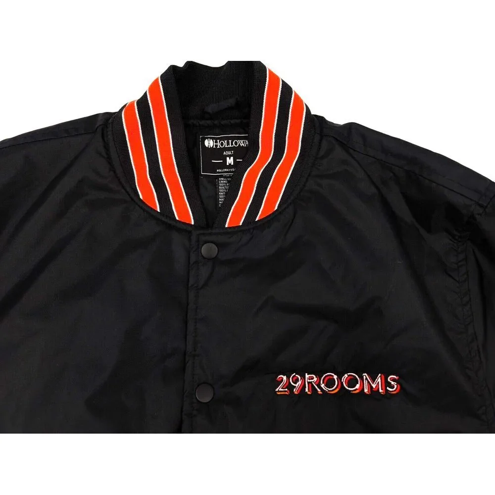 Refinery29 29Rooms Nylon Jacket Men's Women's‎ Adult Size Medium Black R29 VTG
